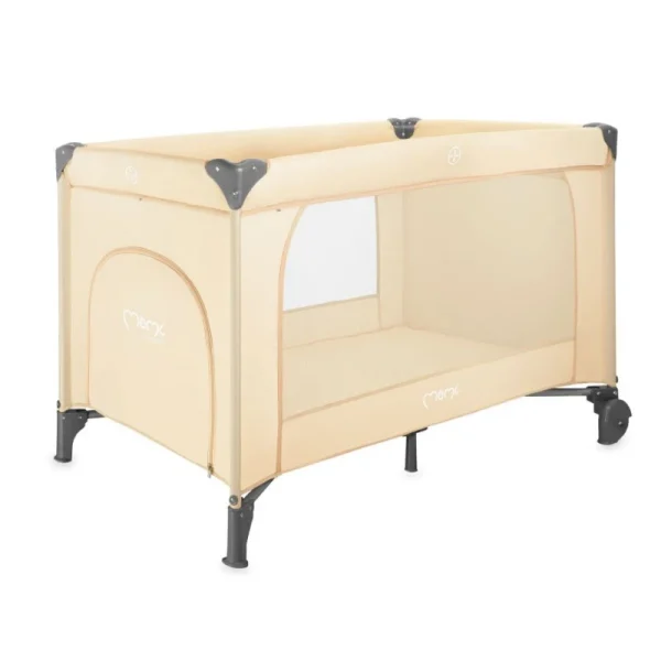 MoMi Belove Plus prenosivi krevetac za bebe Beige 2 Nivoa - Image 11