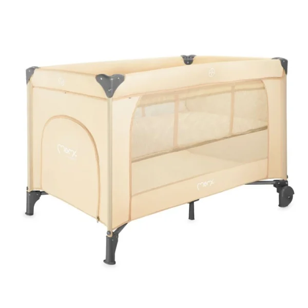 MoMi Belove Plus prenosivi krevetac za bebe Beige 2 Nivoa - Image 10
