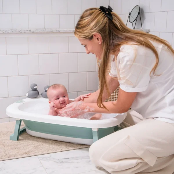 MoMi Nata sklopiva kadica za bebe Green - Image 5