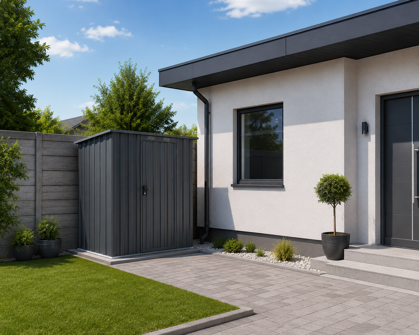 Fieldmann FZDO 1002 metalna baštenska kućica 2 m² - Slika 5