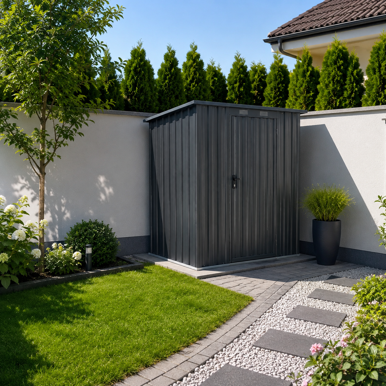 Fieldmann FZDO 1002 metalna baštenska kućica 2 m² - Slika 3
