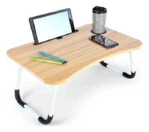 Sklopivi stalak za laptop 568018 Vilde boja drveta