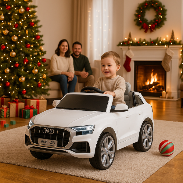 Audi Q8 SUV sa daljinskim upravljanjem beli - Slika 2