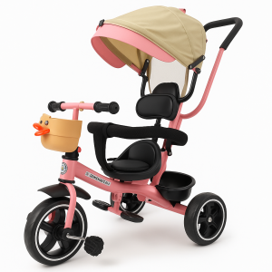 Tricikl Play Time Quick Roll 4002 roze - Slika 3