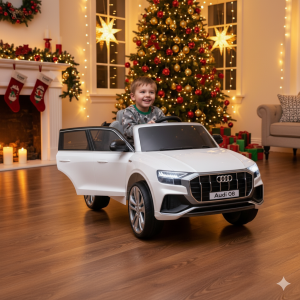 Audi Q8 SUV sa daljinskim upravljanjem beli