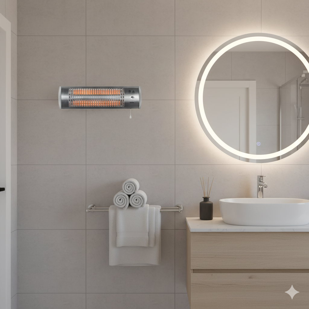 Termomax TR12Q – Kvarcna zidna kupatilska grejalica - Slika 2