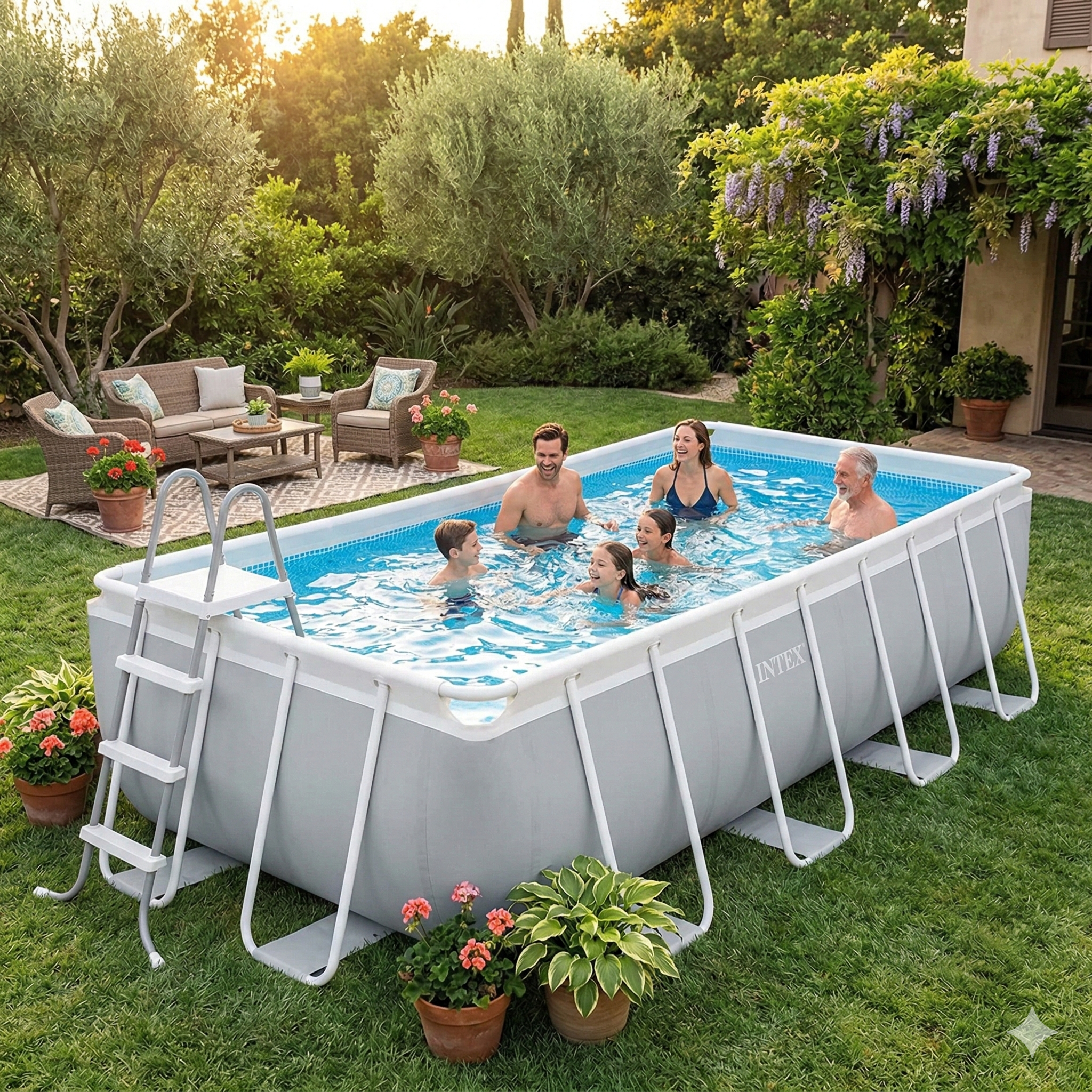 Bazen Intex Prism Frame pravougaoni 400x200x122 cm