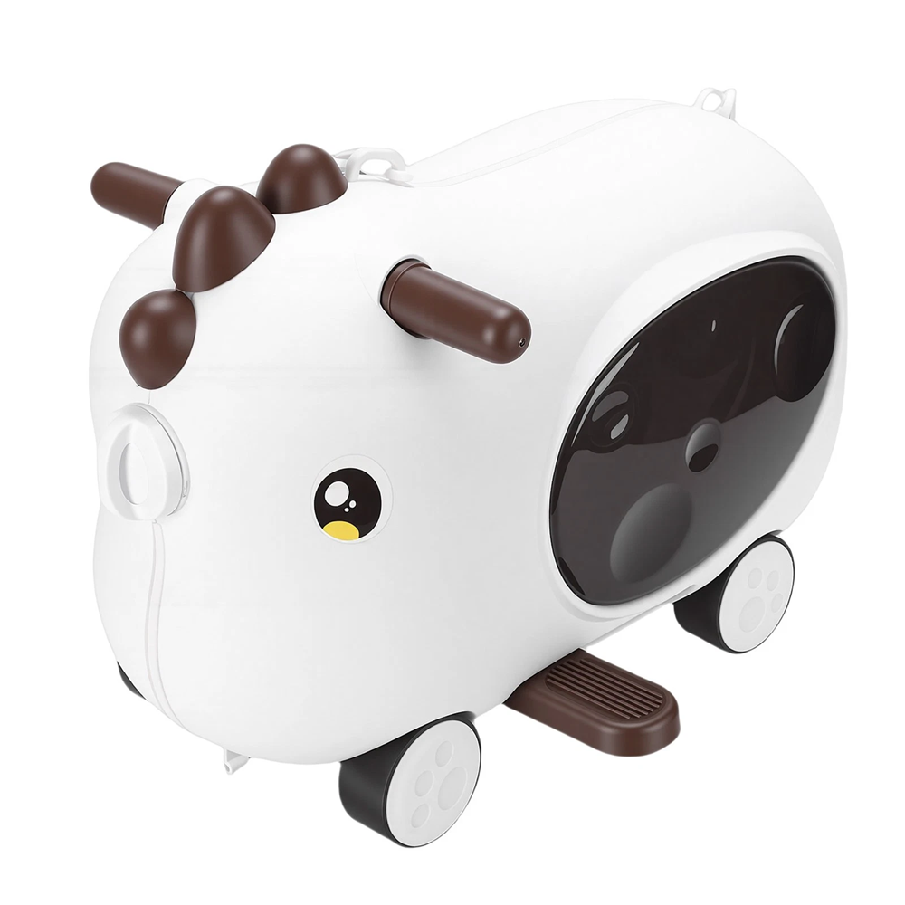 Dečija guralica kofer 475 bela – 2u1 model - Slika 2