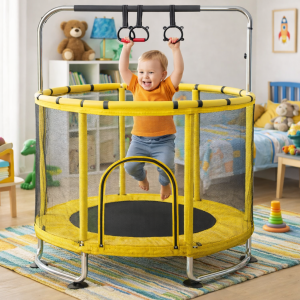 Trambolina sobna za decu 845 zuta Playtime