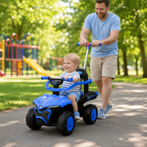 🏁 PRVE AVANTURE MOGU DA POČNU! Dečija ATV guralica 477 sa roditeljskom ručkom plava✅ Za decu uzrasta od 2 do 5 godina ✅ Roditeljska ručka za kontrolu kretanja ✅ Zaštitna ograda i naslon ✅ Udobno sedište ✅ Široki točkovi za bolju stabilnost ✅ Čvrsta i izdržljiva konstrukcija ✅ Atraktivan ATV dizajn ✅ Nosivost do 25 kg ✅ Dimenzije: 75 × 42 × 90 cm ✅ Dostupne različite boje 🔥 CENA: 4.990 DINARA 🚚 Dostava: 500 dinara 💵 Plaćanje pouzećem 📩 Za poručivanje pošaljite ime i prezime, adresu, broj telefona i željenu boju. 🛒 KupinaKlik – kupovina na klik! #KupinaKlik #DecijaGuralica #ATVGuralica #GuralicaSaRuckom #VozilaZaDecu #PoklonZaDecu
