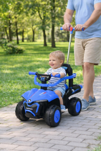 Decija guralica sa rucicom 477 plava