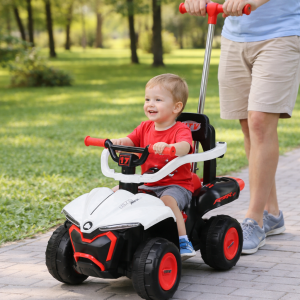 Decija guralica sa rucicom 477 crvena