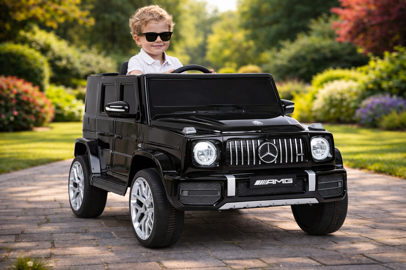 Dzip na akumulator Mercedes AMG G63 crna (licenciran) - Slika 2