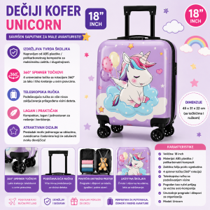 Deciji kofer Jednorog 11/72045