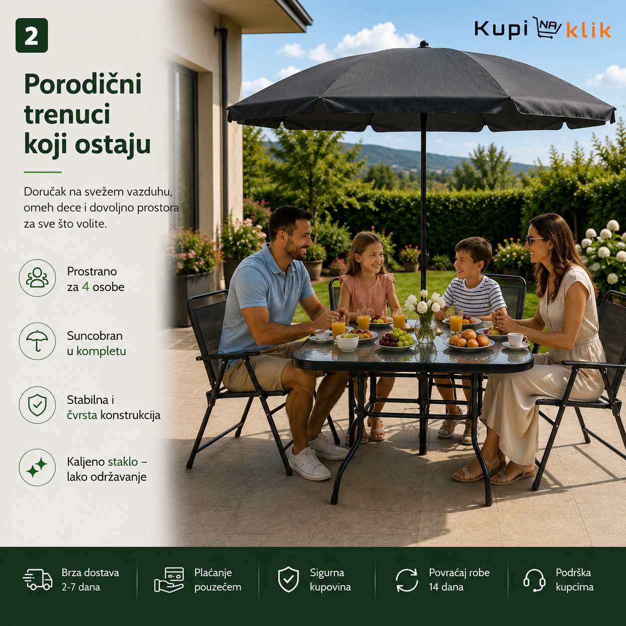 Progarden 4 baštenski set - Slika 4