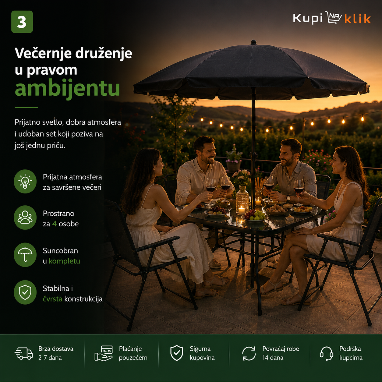 Progarden 4 baštenski set - Slika 5