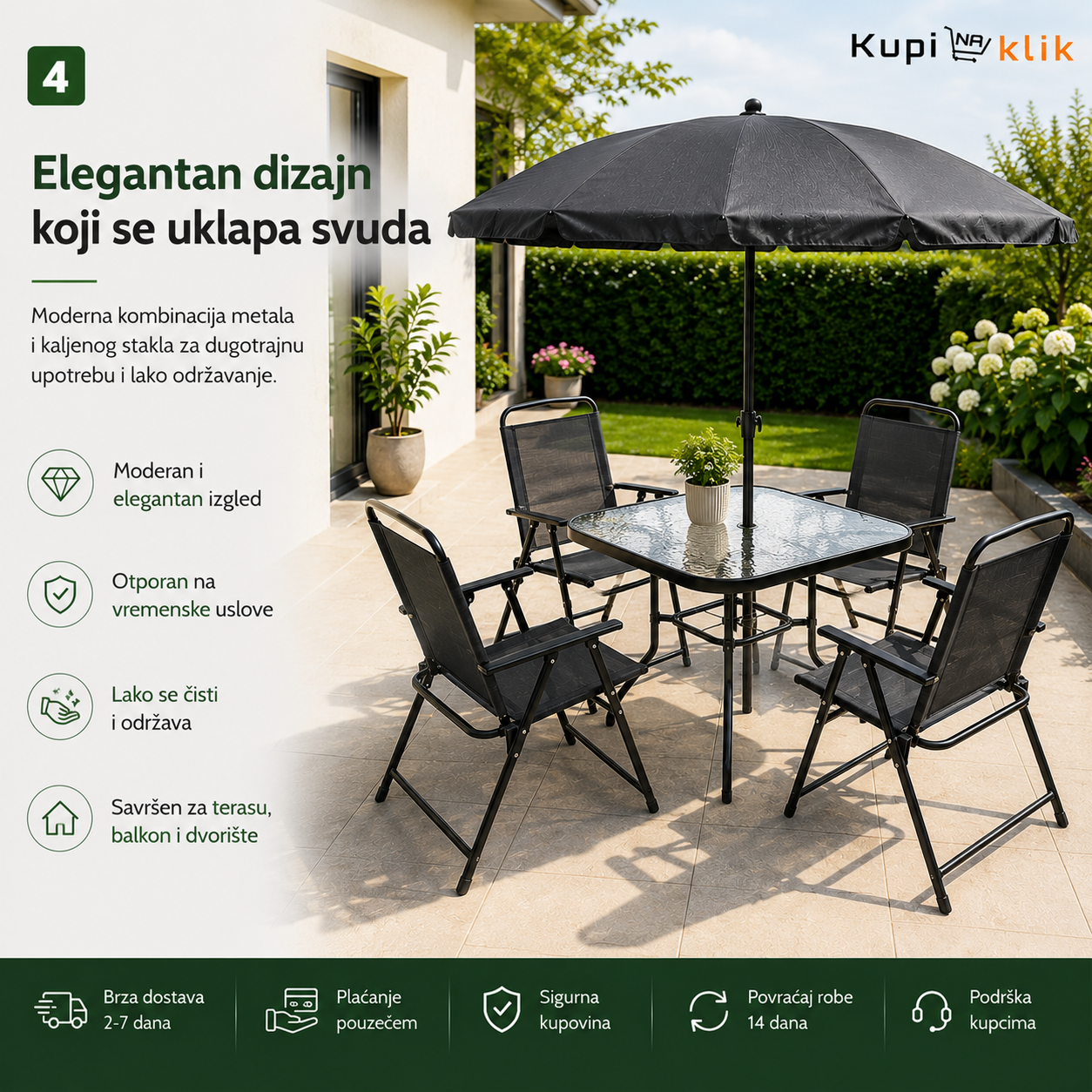 Progarden 4 baštenski set - Slika 6
