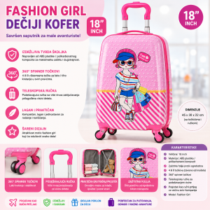 Deciji kofer Fashion girl 11/71875
