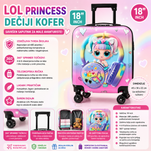Deciji kofer LOL Princess 11/72044