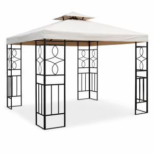 Sklopivi baštenski paviljon Gazebo 3x3m beli