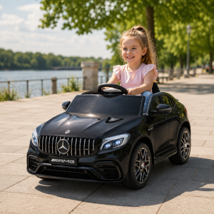 Licencirani Mercedes GLC63 – dečiji auto na akumulator crni