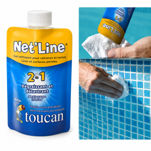 Gel za čišćenje bazena od kamenca i prljavština Net Line TOUCAN