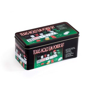 Texas Hold’em poker set sa 200 žetona i prostirkom
