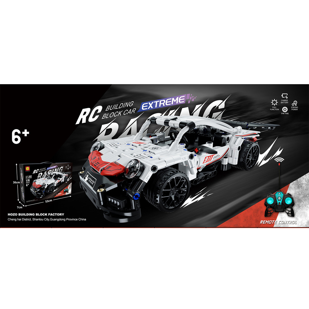 Bricks RC Extreme Auto – automobil na daljinski od 509 delova - Slika 2
