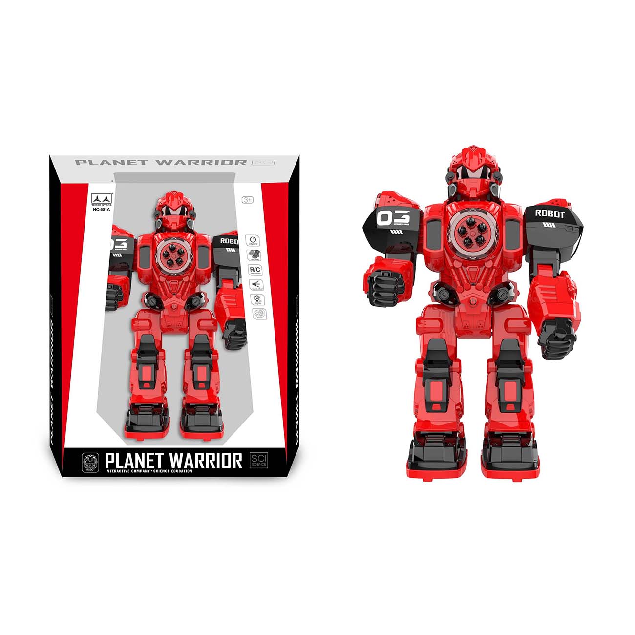 R/C Planet Warrior robot sa svetlom i zvukom – 34 cm - Slika 2