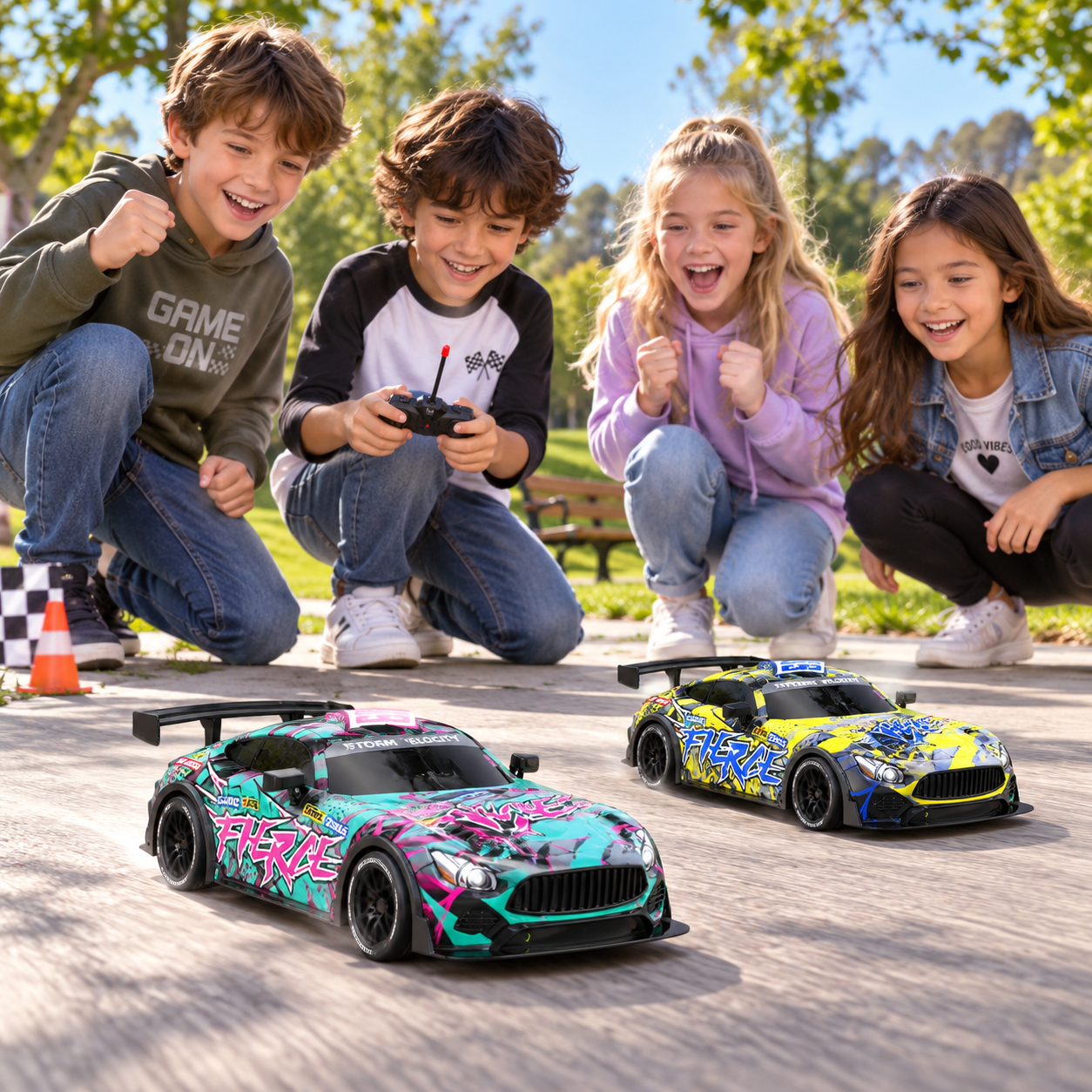 Trkački automobil „Perfect“ na daljinsko upravljanje 1:18 - Slika 2