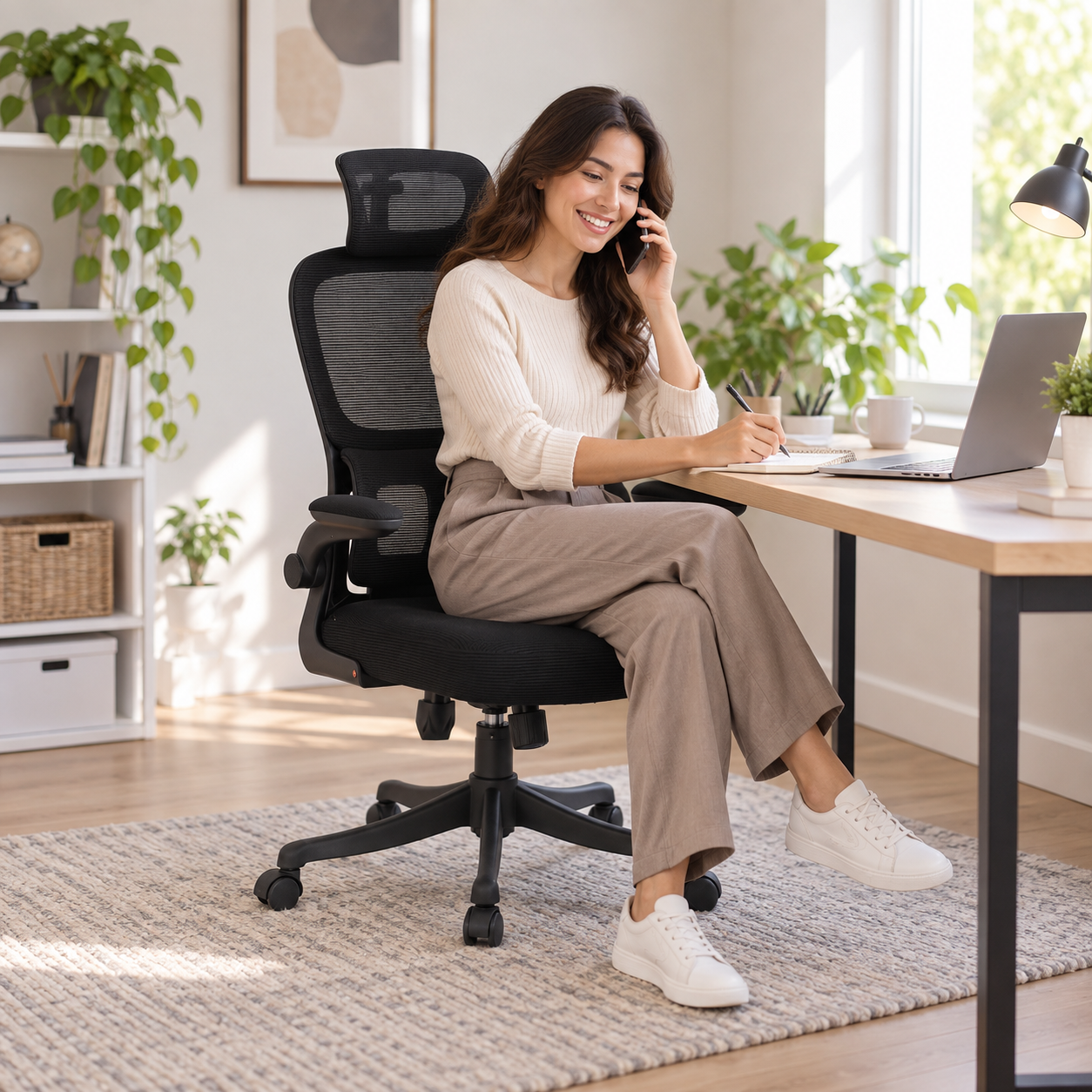 Ergonomska mrežasta kancelarijska stolica 27-081000 - Slika 5