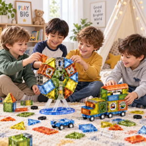 Magnetni set za gradnju – 88 delova