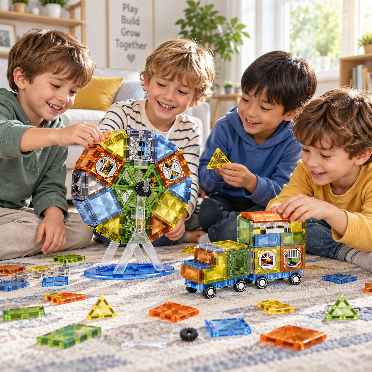 Magnetni set za gradnju – 88 delova - Slika 4