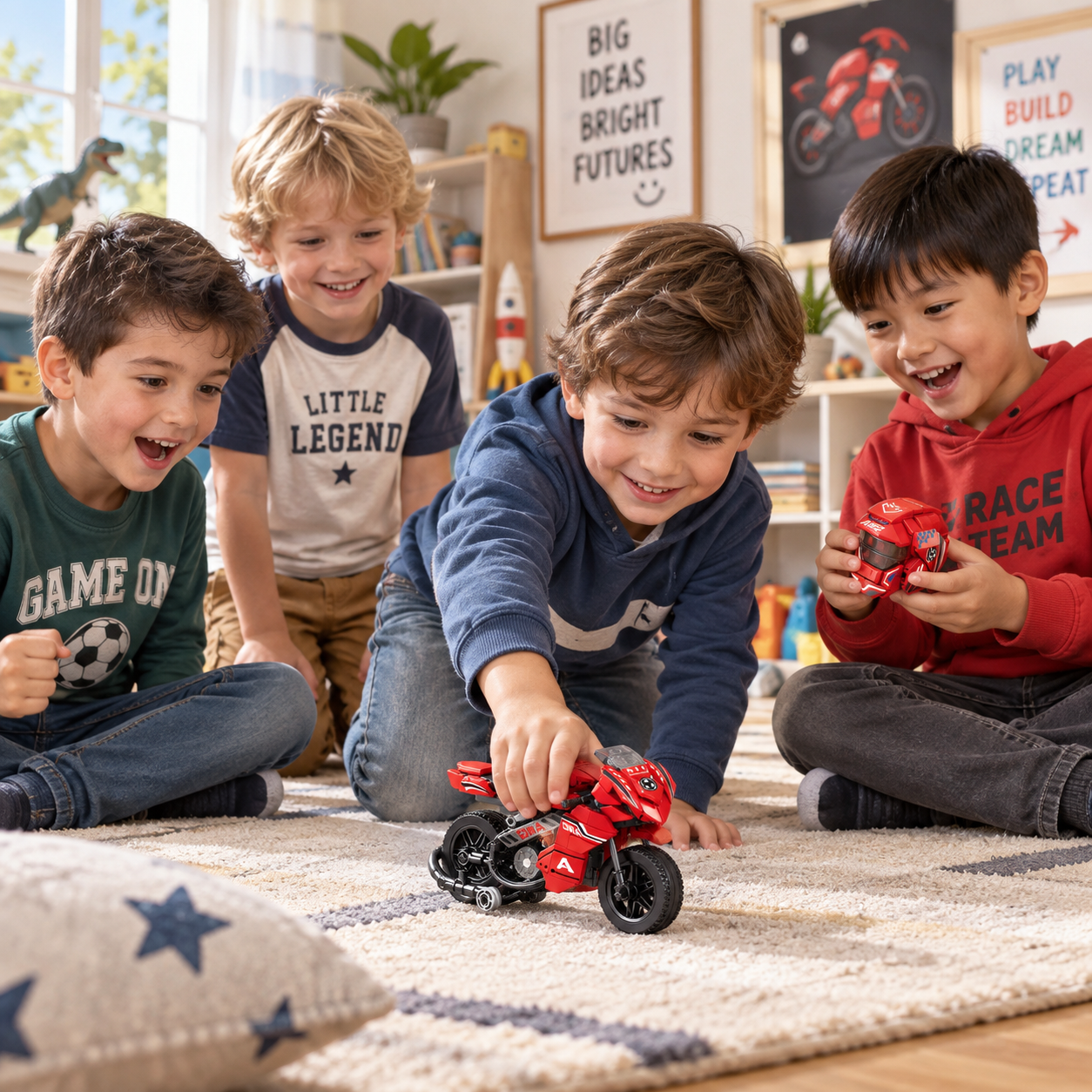 Komplet za gradnju Crveni motor – 400 delova - Slika 5