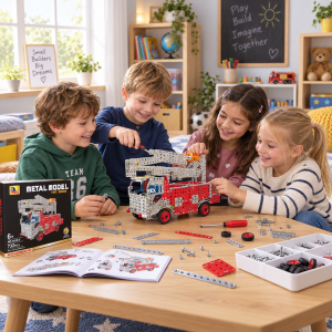 DIY vatrogasni kamion – konstruktorski set od 732 dela