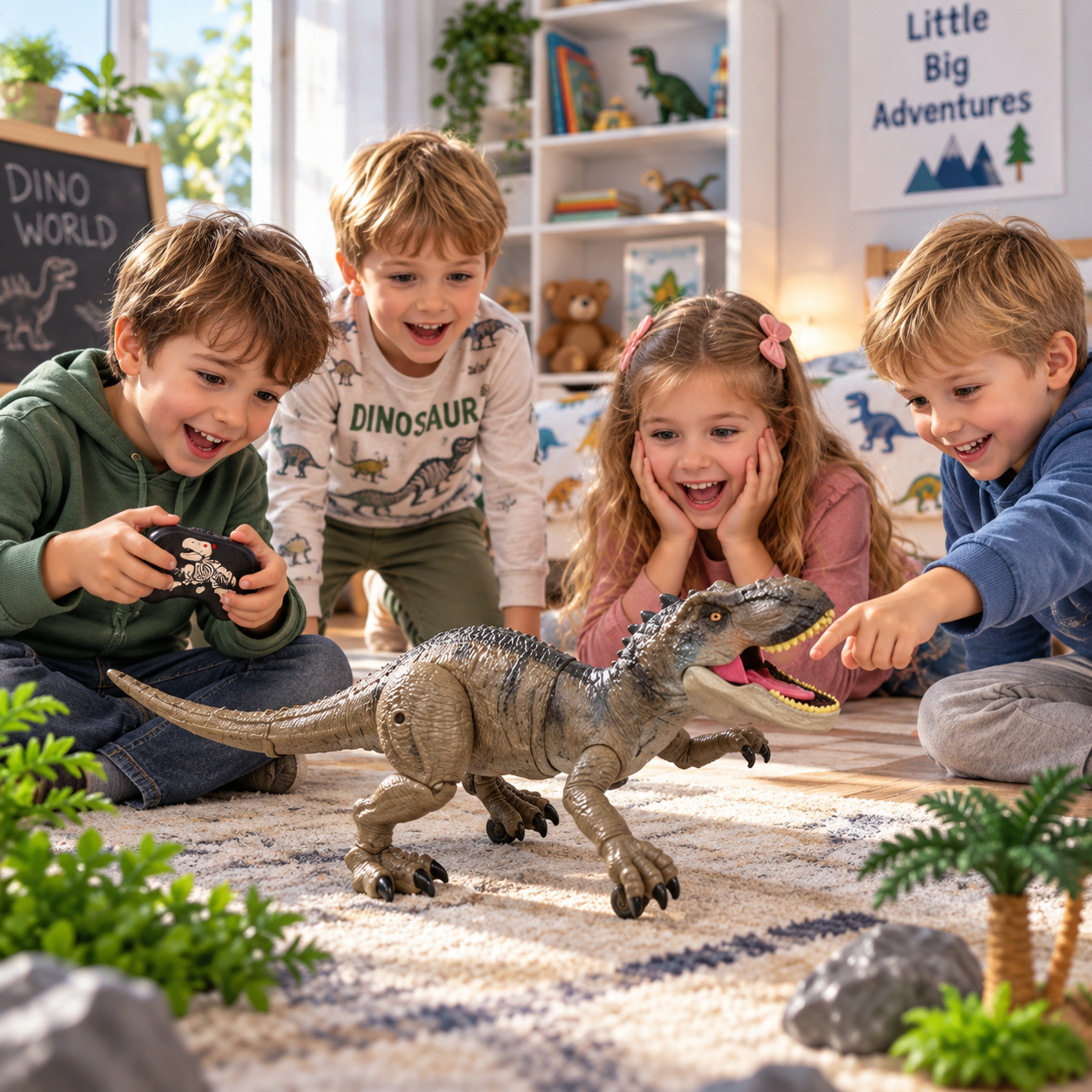 T-Rex dinosaurus na daljinsko upravljanje sa parom - Slika 3