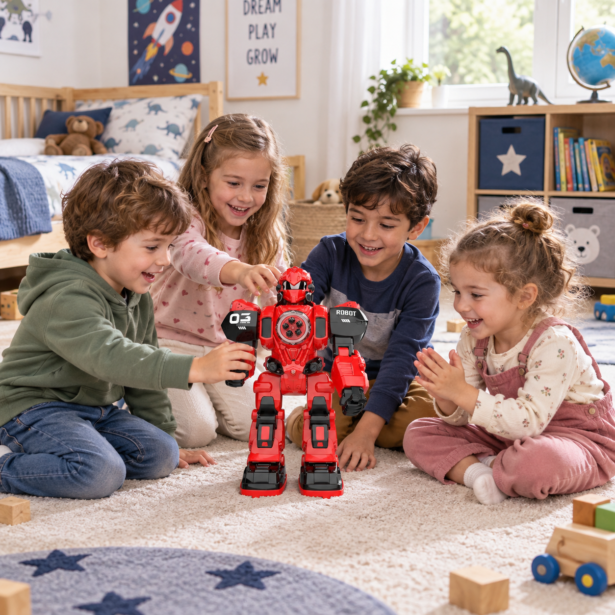 R/C Planet Warrior robot sa svetlom i zvukom – 34 cm