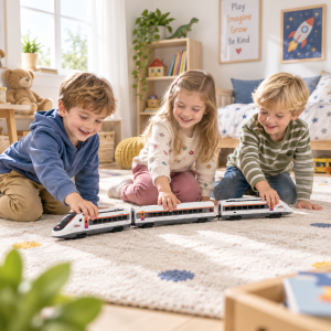 Železnički set Brzi voz na baterije – 79 cm