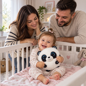 Star Pets plišana panda koja snima svira i svetli