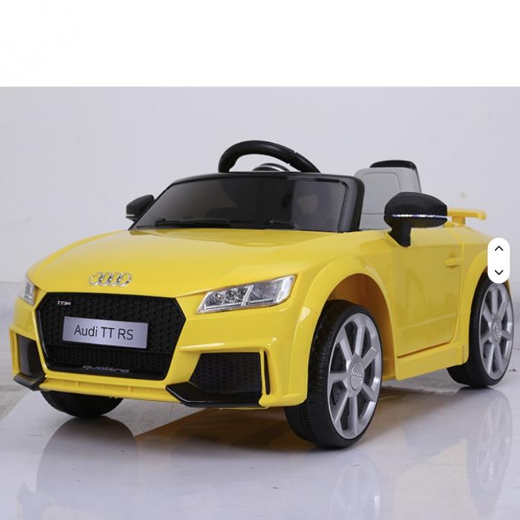 Licencirani Audi TT dečiji auto na akumulator žuti - Slika 3