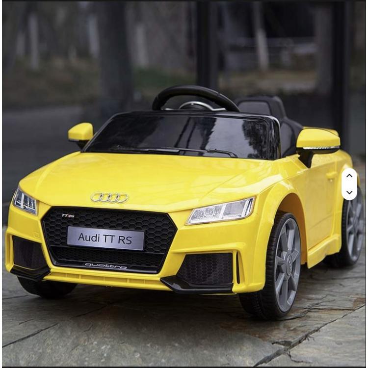 Licencirani Audi TT dečiji auto na akumulator žuti - Slika 2