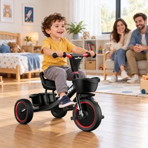 Dečiji tricikl sa pedalama BCK0314 – crni